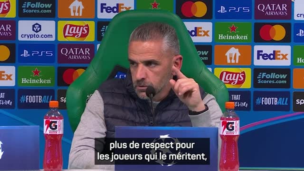 Sporting Portugal - Borges s'emporte et demande plus de respect pour lui et ses joueurs