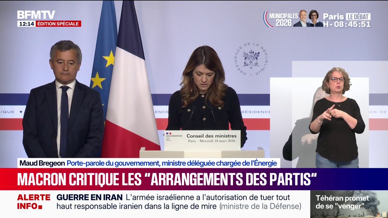 Municipales 2026: Emmanuel Macron dénonce "les arrangements de partis"