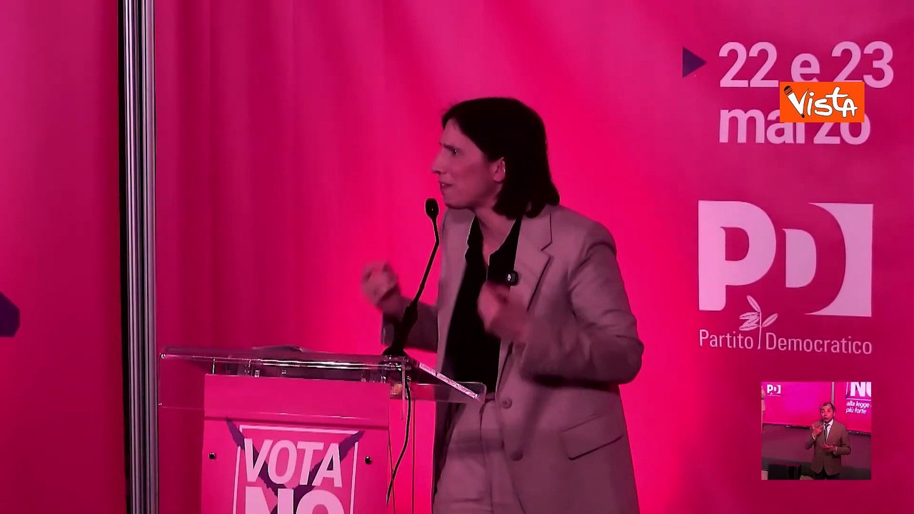 Referendum giustizia, Schlein a Napoli per il No: Ce la giochiamo all'ultimo voto