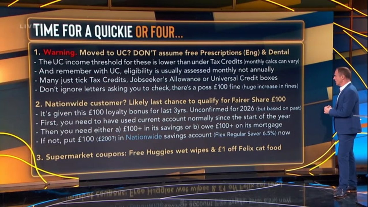 Martin Lewis warns simple Universal Credit mistake could lead to £100 fine