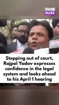 Bollywood news: Actor Rajpal Yadav shares updates with reporters, confirming the next hearing in his cheque bounce case is on April 1