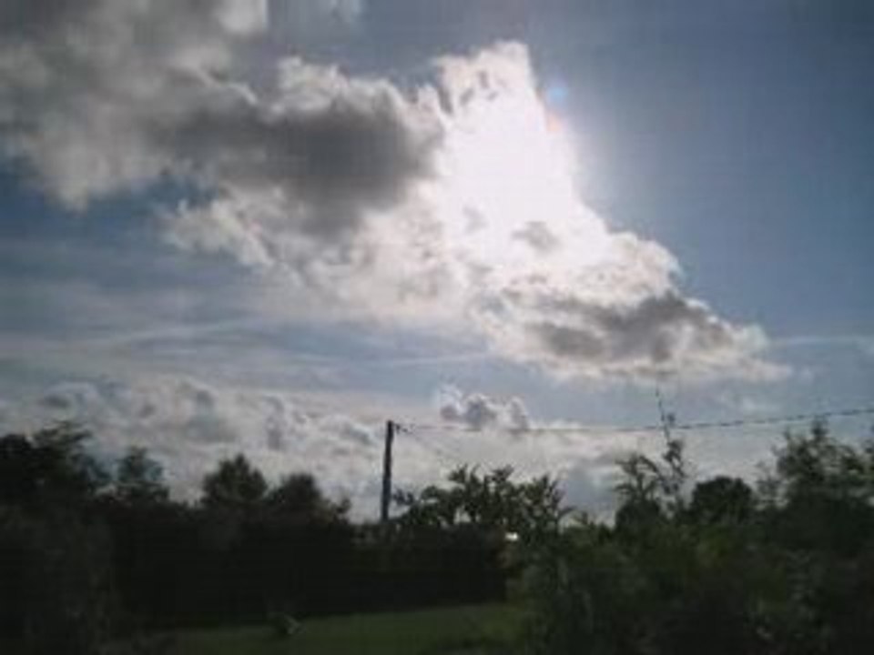 animation des nuages de l'après-midi du 3 juin