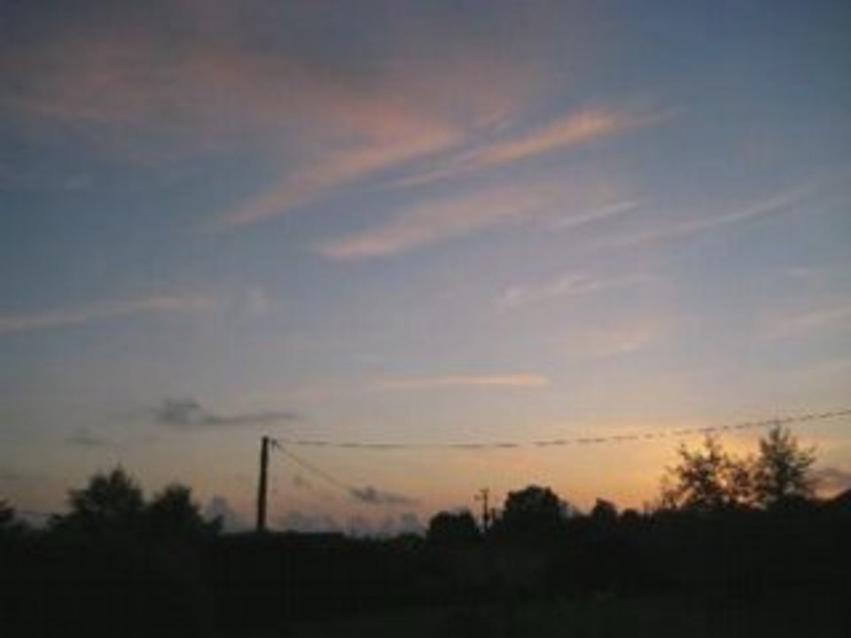 Coucher de soleil du 3 juin