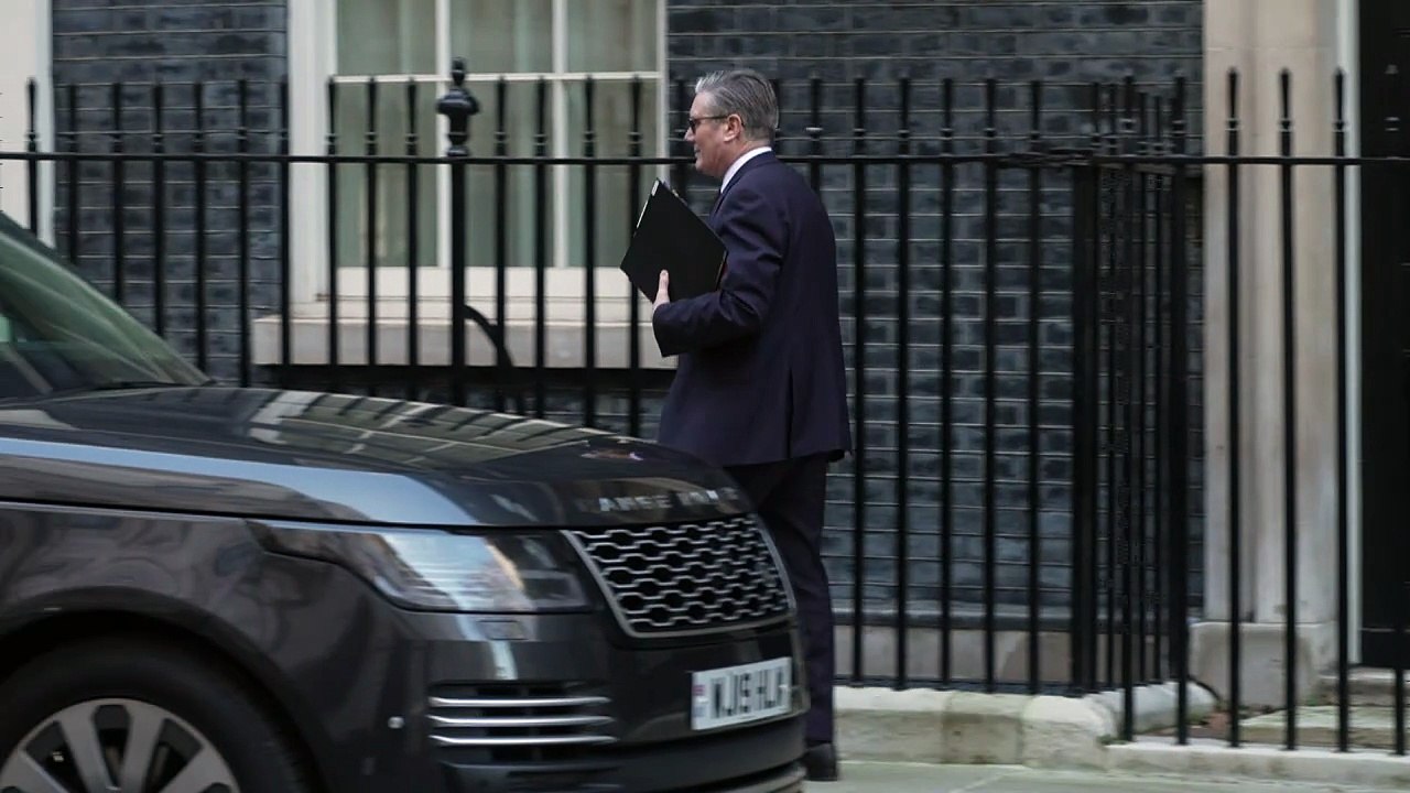 PM departs Downing St for PMQs