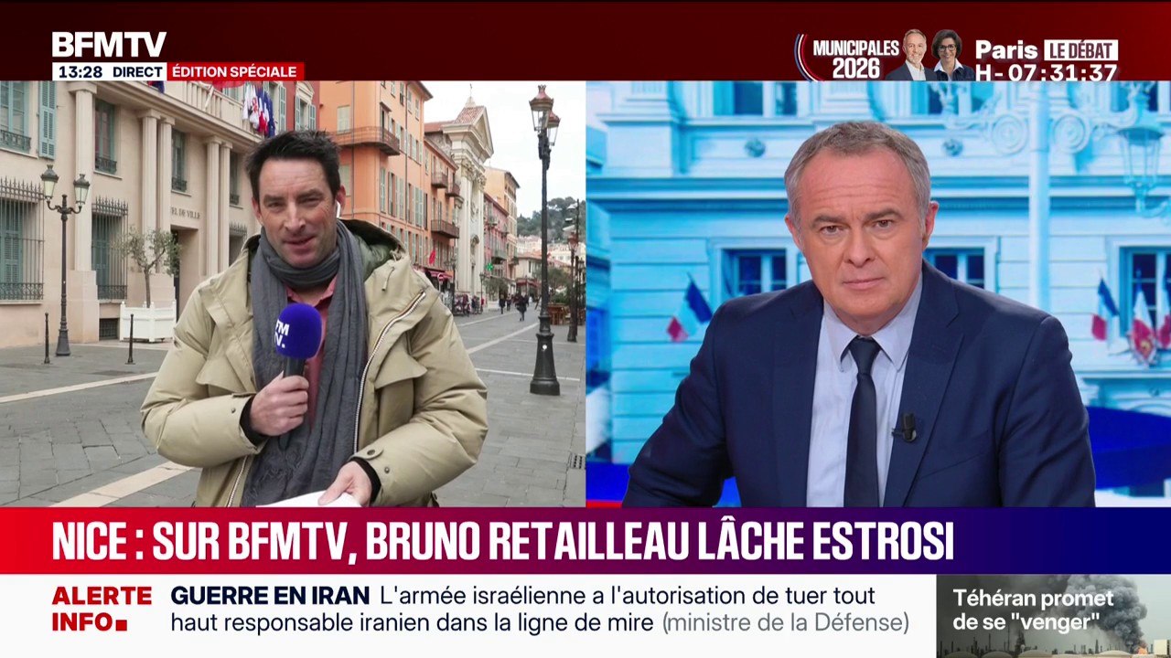Municipales à Nice: Christian Estrosi préfère ignorer les propos de Bruno Retailleau