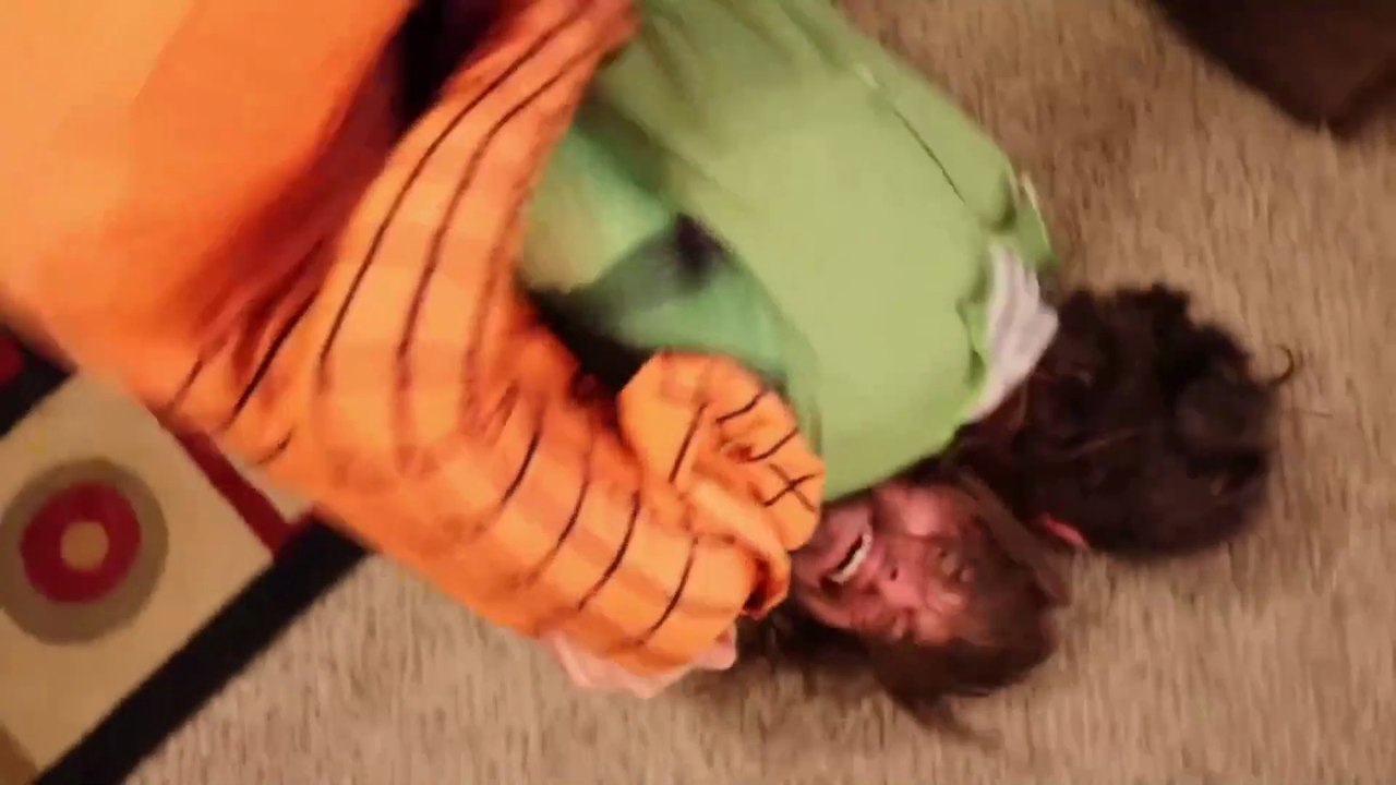 Frozen Elsa vs Hulk vs Bad Baby & Orange Spiderman - Food Fight Real Life Superhero Movie