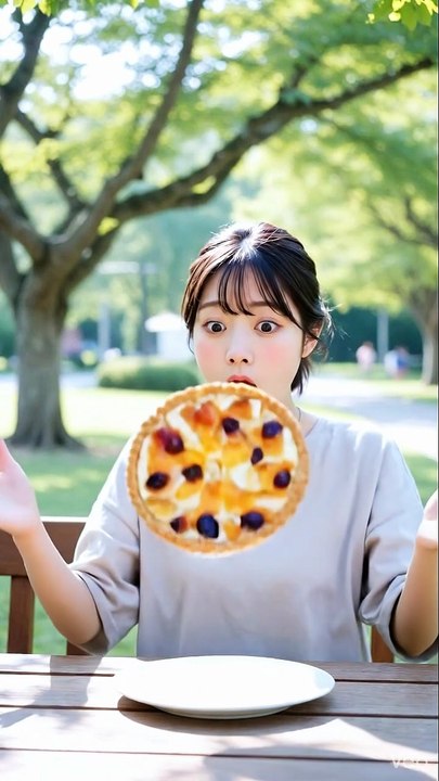 美女が顔面パイ 24 #パイ投げ #ai #アイドル #JK #美女 #客室乗務員 #スチュワーデス Loser gets pie in the face!