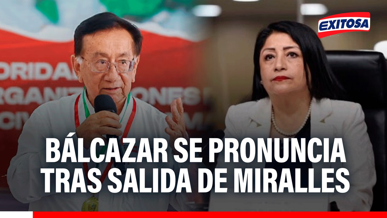 Balcázar tras salida de Denisse Miralles: "Es cuestión de darle más empuje a la seguridad ciudadana"