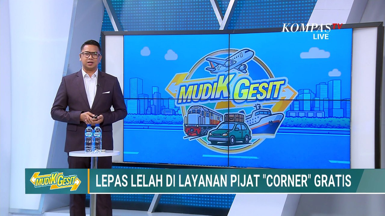 Anti Pegal saat Mudik! Nikmati Pijat Corner Gratis di Posko Mudik Pelabuhan Merak | SAPA SIANG