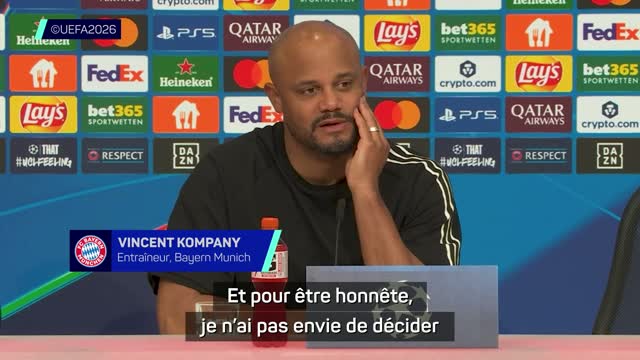 Bayern Munich - Kompany ne veut pas choisir de favori entre son club et le Real Madrid