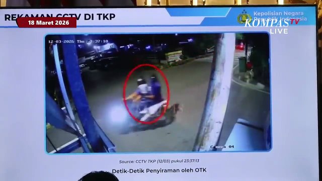 [FULL] Terungkap! Polisi Putar Rekaman CCTV Aksi Pelaku Penyiraman Air Keras Aktivis Kontras