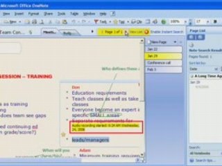 OneNote 2007 Demo: Sharing a notebook