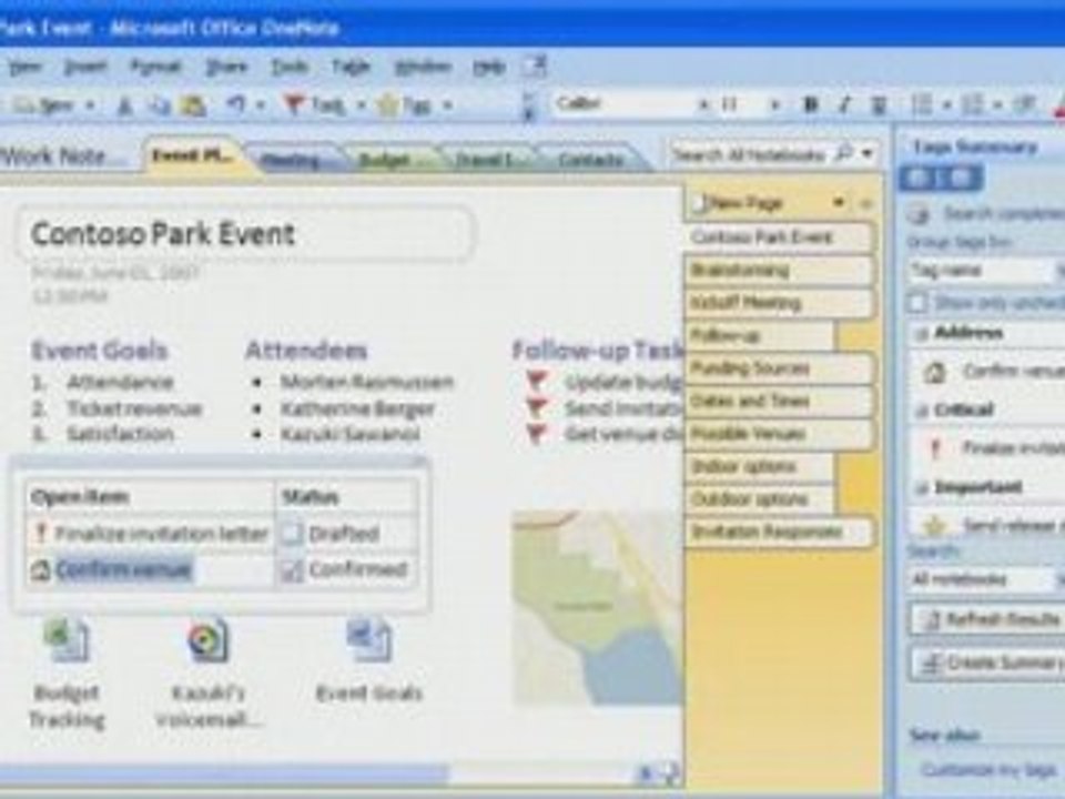 OneNote 2007 Demo: Best Practices