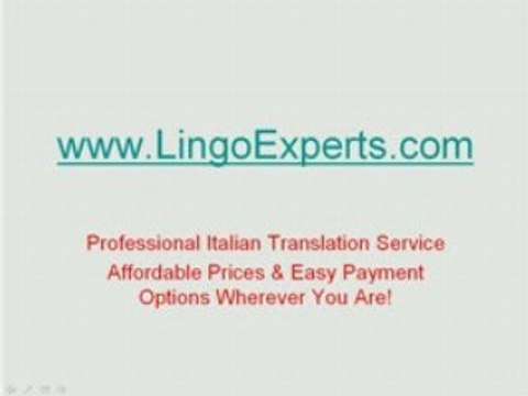 Professional English to Italian Legal Translation Services
