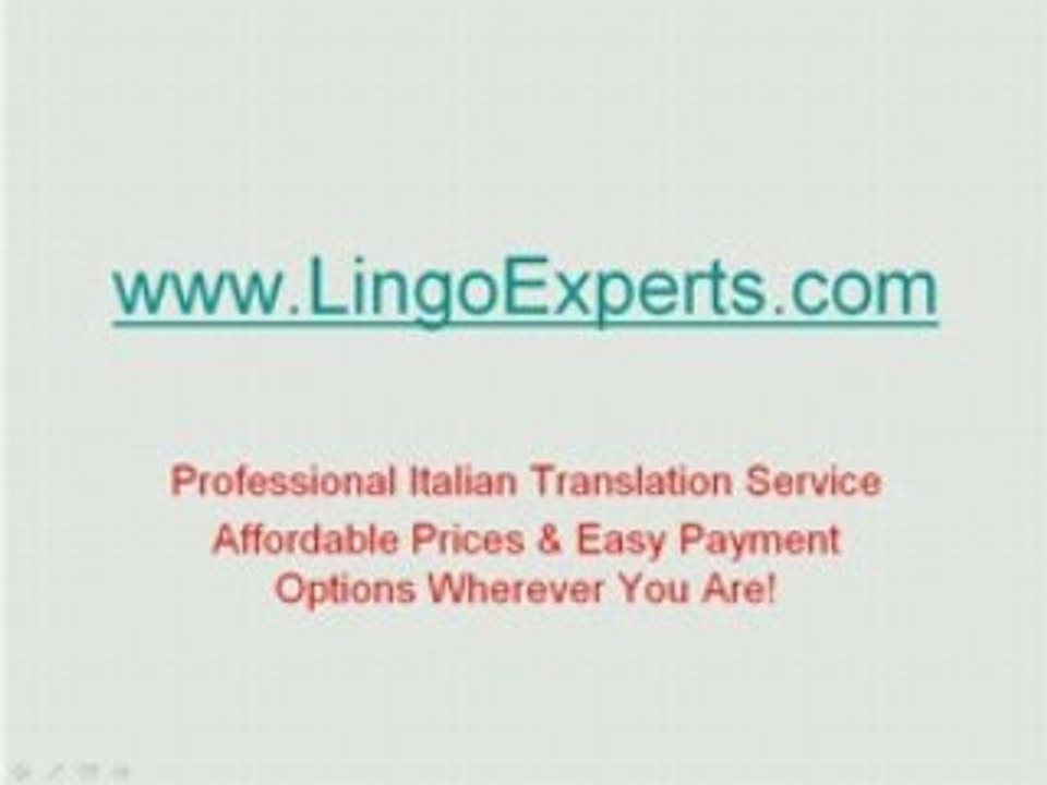 Professional English to Italian Legal Translation Services