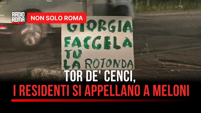 Troppi incidenti a Tor de' Cenci, i residenti si appellano alla Meloni: Faccela tu la rotonda