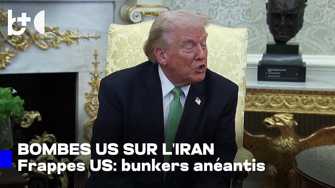 Trump largue des bombes de 2 tonnes sur l'Iran / Bunkers détruits, bases de missiles touchées