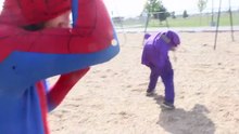 Spiderman vs Joker Real Life Superhero Battle Death Match