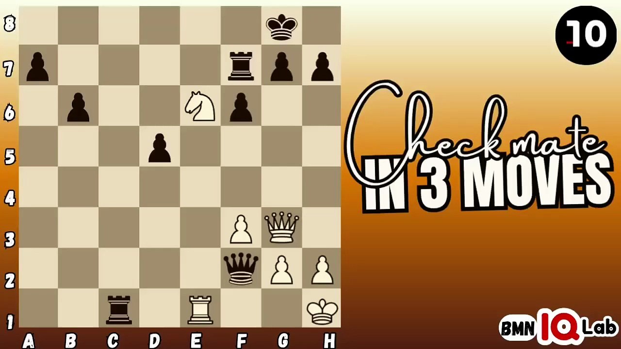 #Checkmate ♟️👑 Can you checkmate in 3 moves? (P...
