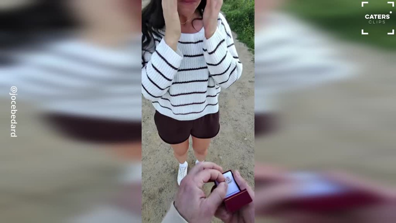 Proposal at Hollywood Sign Gets Unexpected Reaction