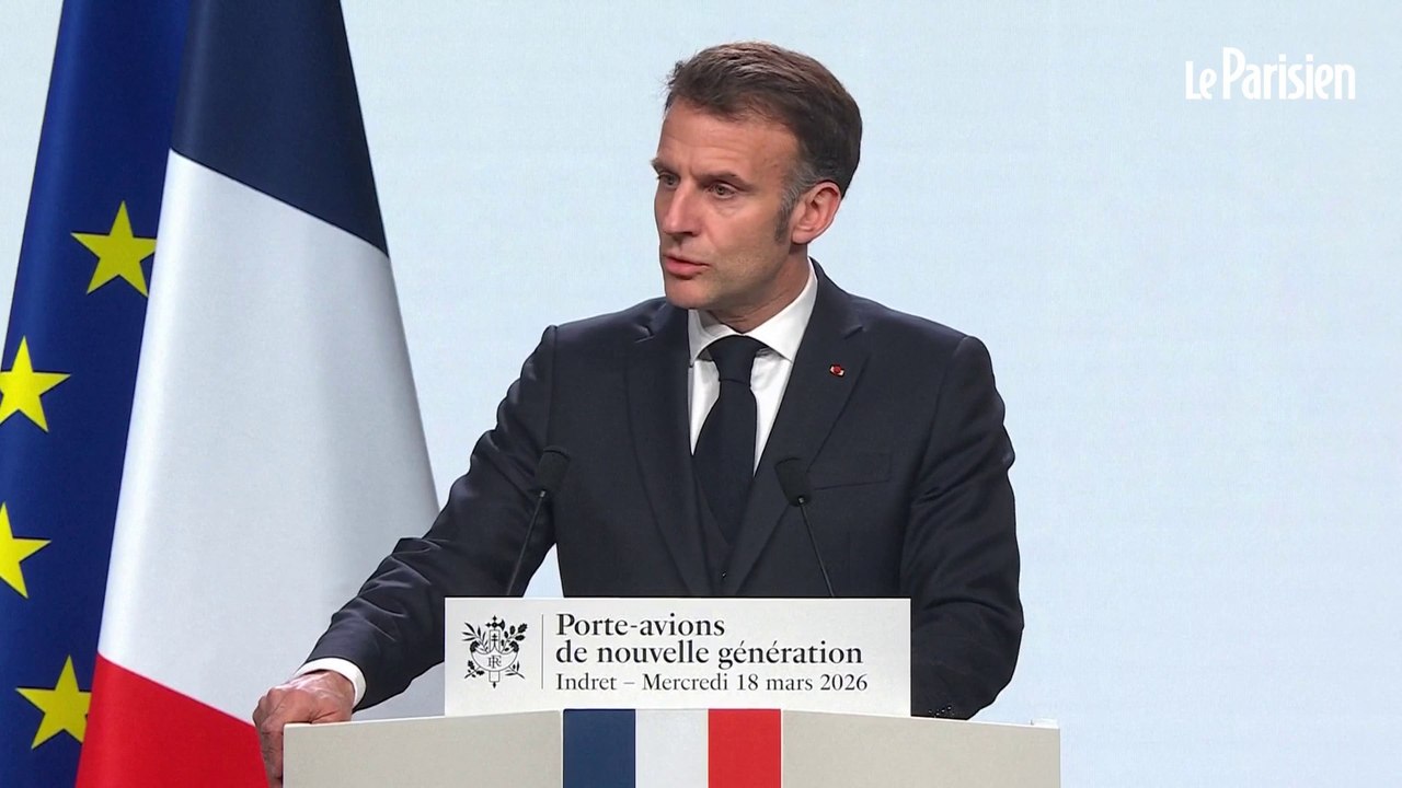 « France libre » : le nom du futur porte-avions français dévoilé par Emmanuel Macron