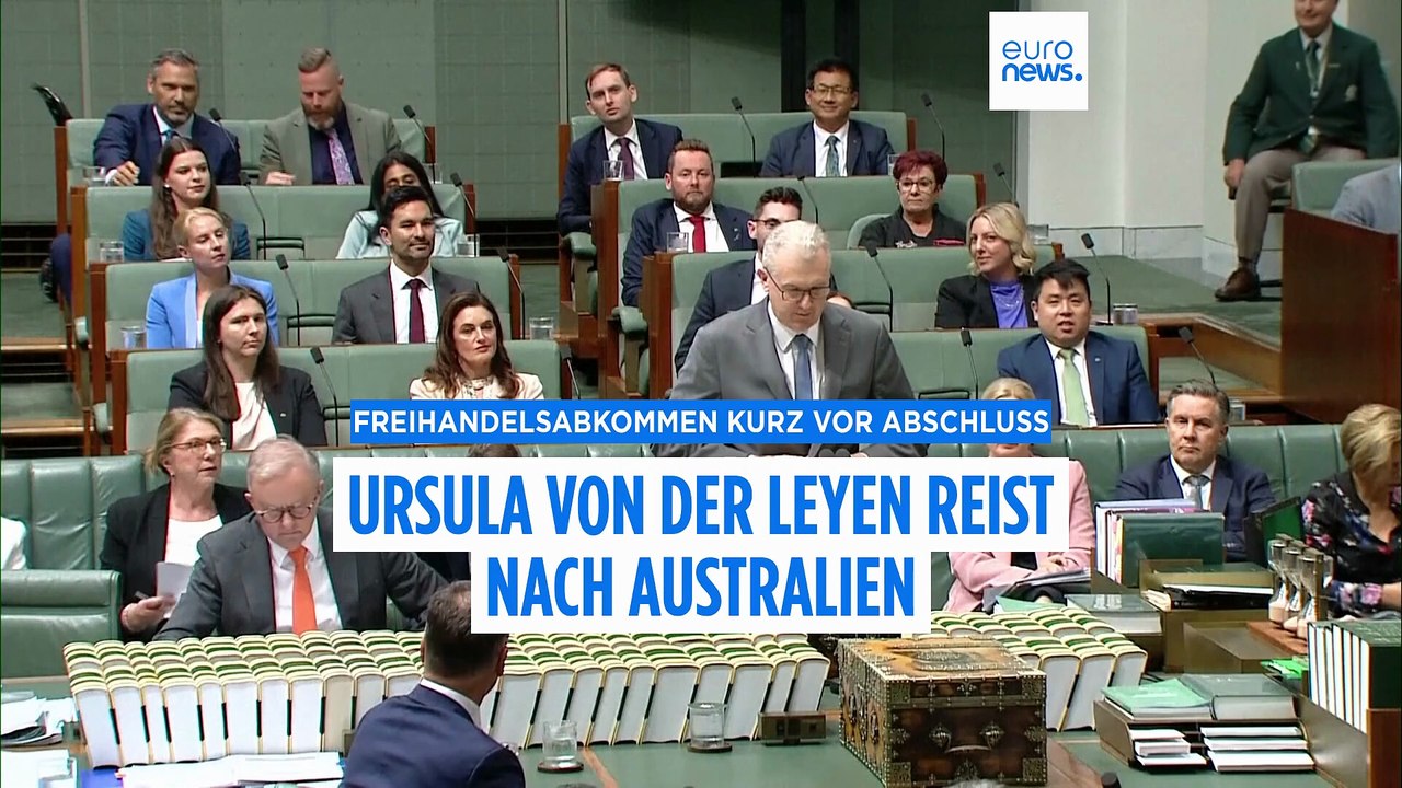 Handelsabkommen: ursula von der leyen reist nach australien