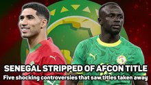 AFCON shock and five sporting controversies that saw titles taken away