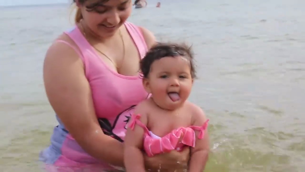 NIBIGYA 1ST TIME IN THE BEACH