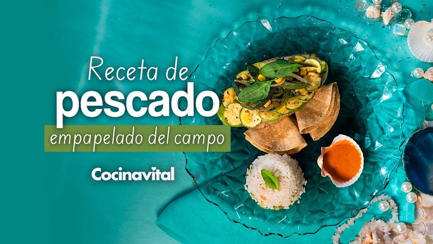 Receta de pescado empapelado del campo