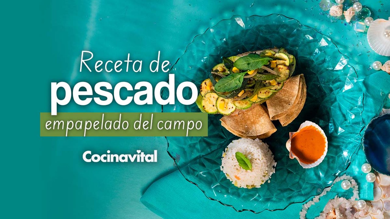 Receta de pescado empapelado del campo