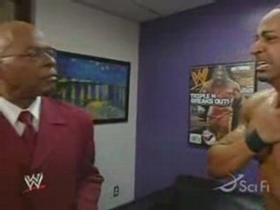 Teddy Long &  Estrada Backstage - ECW 3_6_08