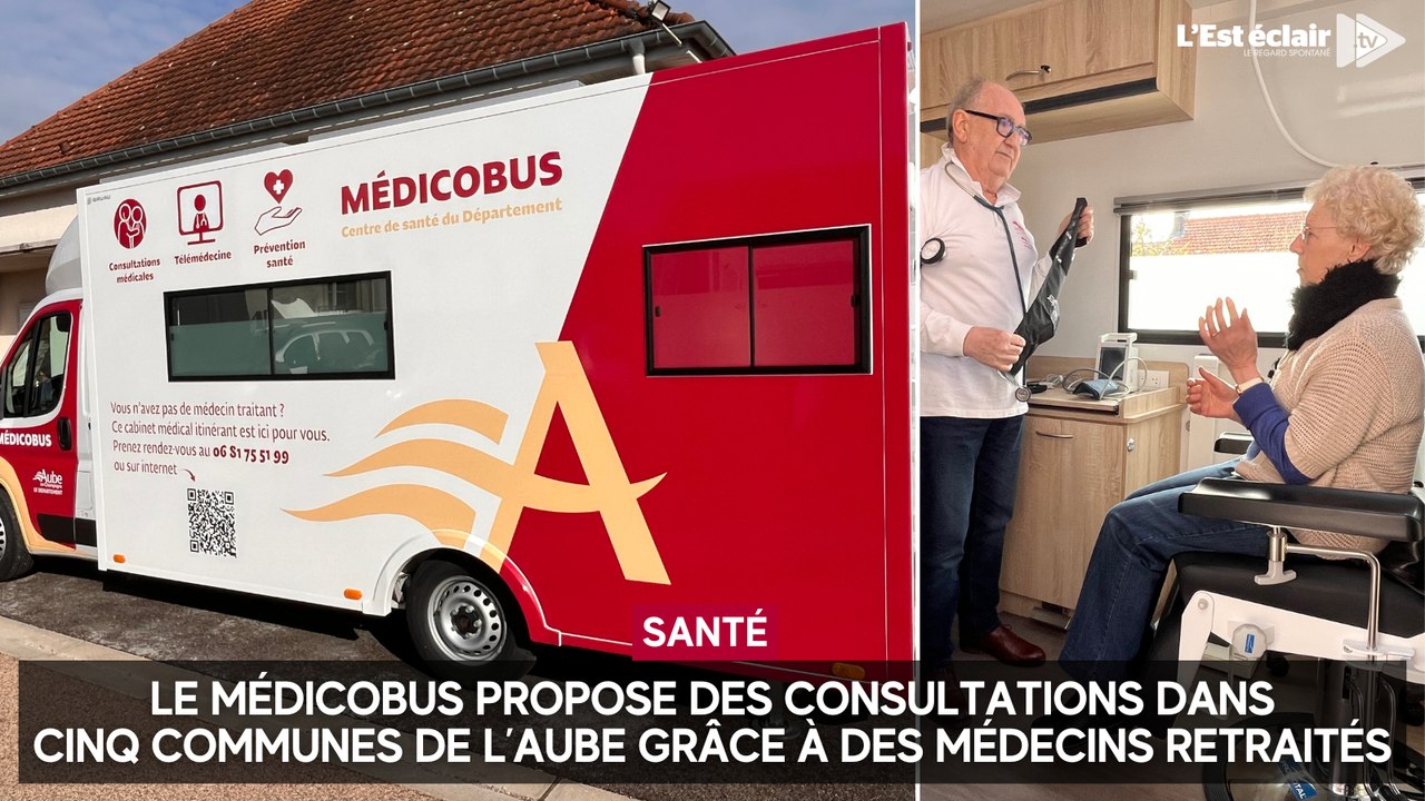 Le Médicobus propose des consultations dans cinq communes de l’Aube grâce à des médecins retraités