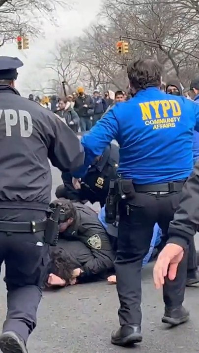 NYPD officers take down Gracie Mansion bombing suspect