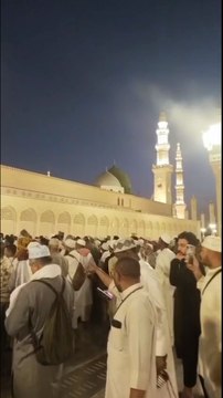 Soulful Naat in Masjid e Nabawi 🕌 Roza Rasool ﷺ View 🤲