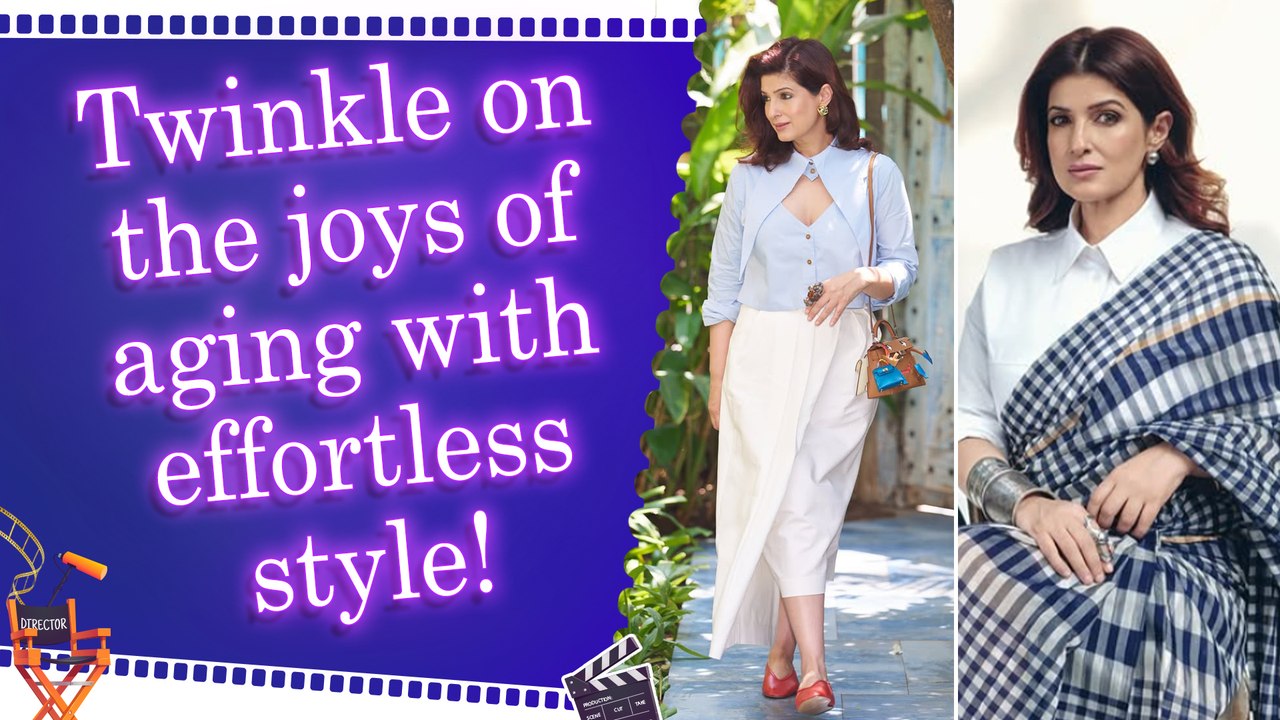 Twinkle Khanna shares stylish looks and age-positive thoughts on social media