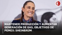 Mantener producción y aumentar generación de gas, objetivos de Pemex: Sheinbaum