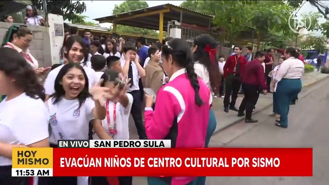 ¡PÁNICO EN ESCUELAS! Evacuaciones masivas en San Pedro Sula y Santa Bárbara por temblor
