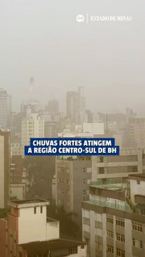 Chuvas fortes atingem a região Centro-Sul de BH