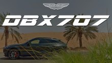 Driving the Aston Martin DBX707 in the Abu Dhabi Desert