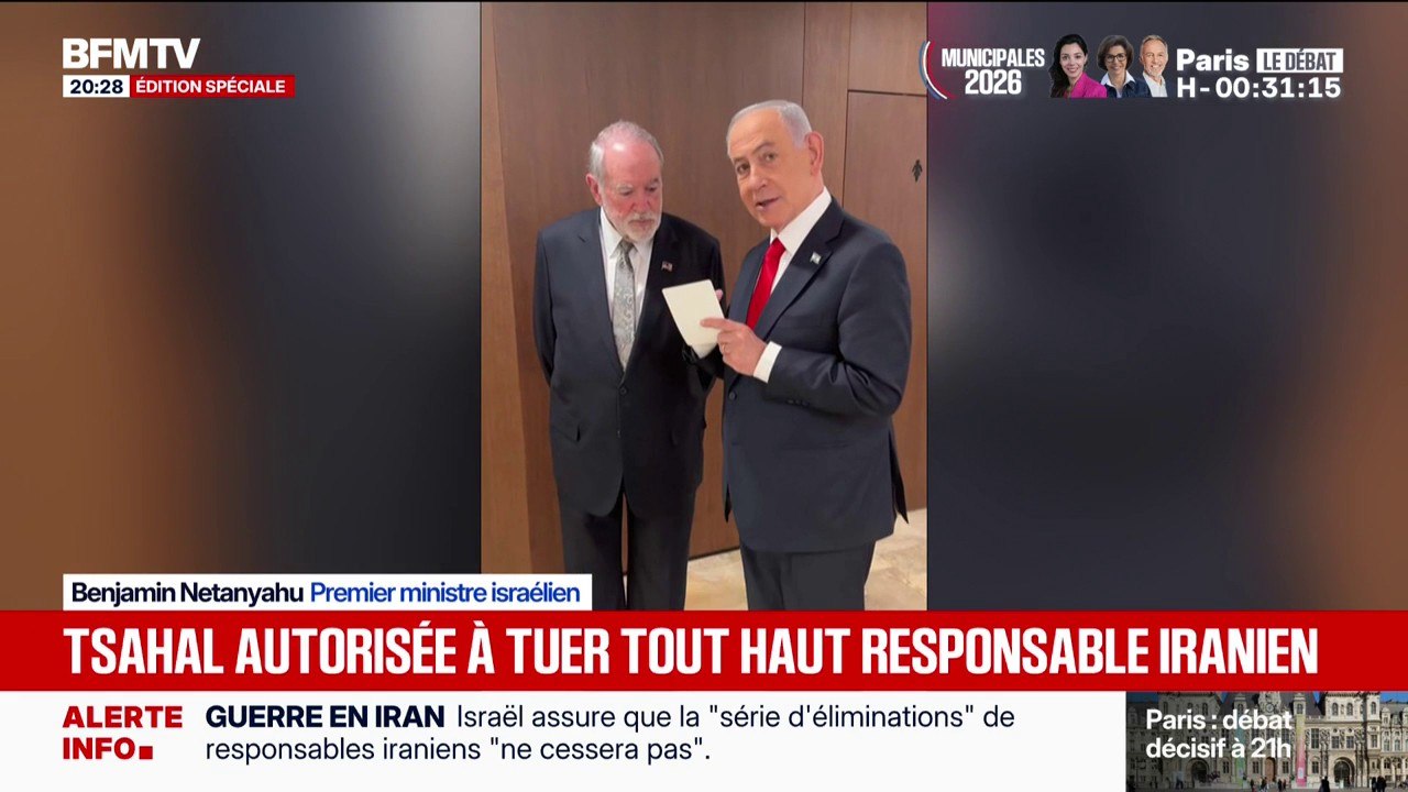 Guerre au Moyen-Orient: "Aujourd'hui j'ai rayé deux noms de cette liste. Et vous voyez combien il en reste à faire?", lance Benyamin Netanyahou à l'ambassadeur américain en Israël