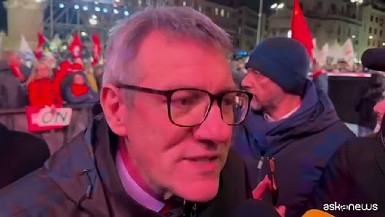 Referendum, Landini in piazza per il no a Roma: è momento di unirsi