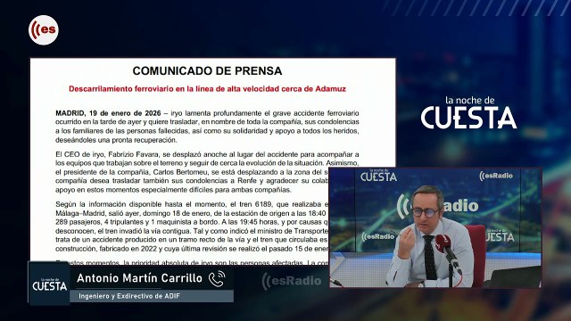 Un exdirectivo de Adif desmonta la treta de Sánchez: No van a arreglar las vías y le cargarán el muerto al que venga