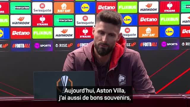 Lille - Giroud : "L’Angleterre, c’est une atmosphère inoubliable"