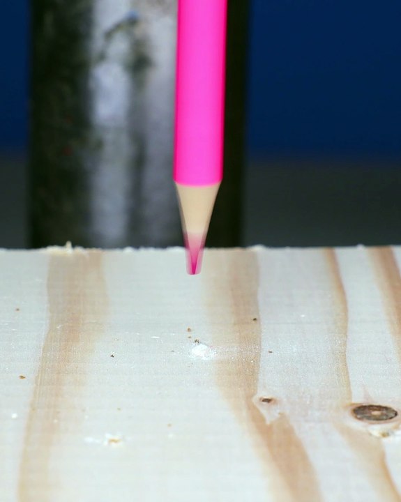 Turning a pencil into flames