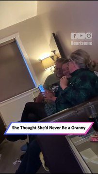 Granny-to-Be Surprised with Pregnancy News—Emotional Reaction|| Heartsome 💖