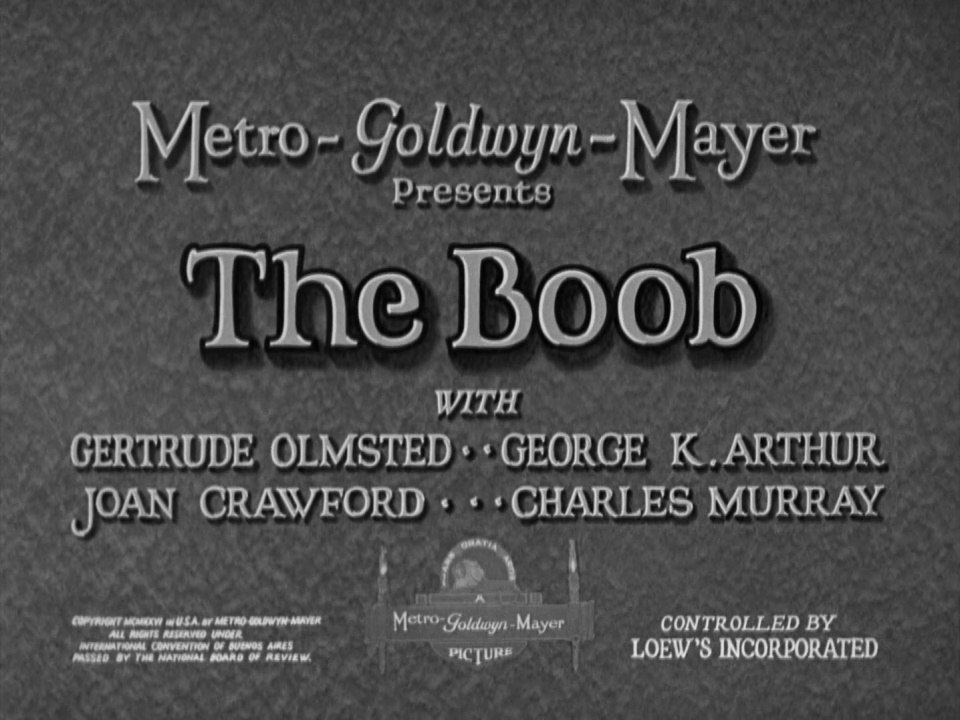 The Boob (1926)