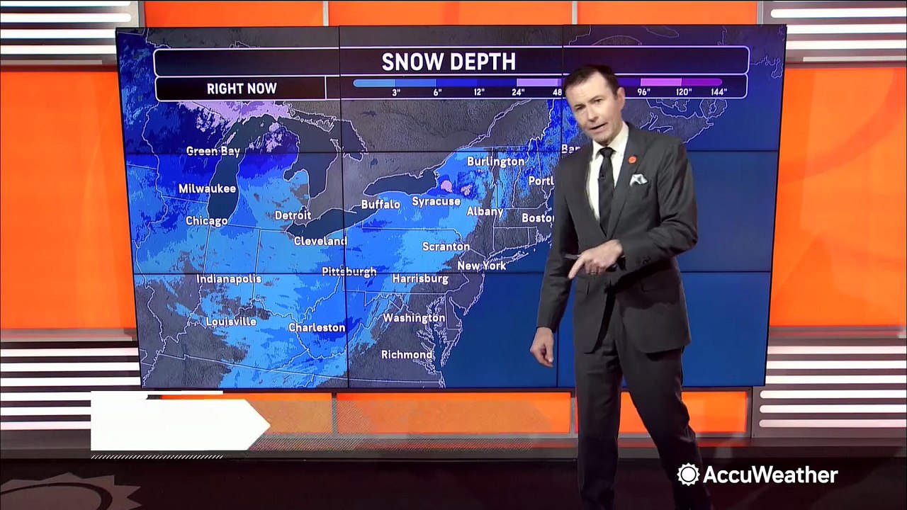 Northeast trending warmer day by day after Monday snow