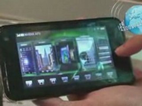 Nvidia Prototype MID Tegra Interface