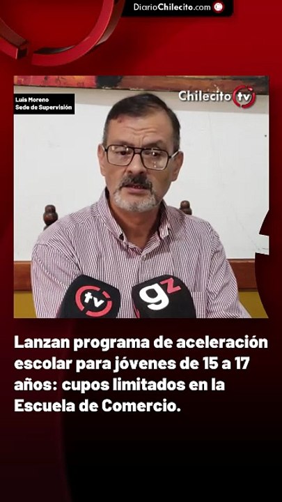 Lanzan programa de aceleración escolar para jóvenes de 15 a 17 años: cupos limitados en la Escuela de Comercio.