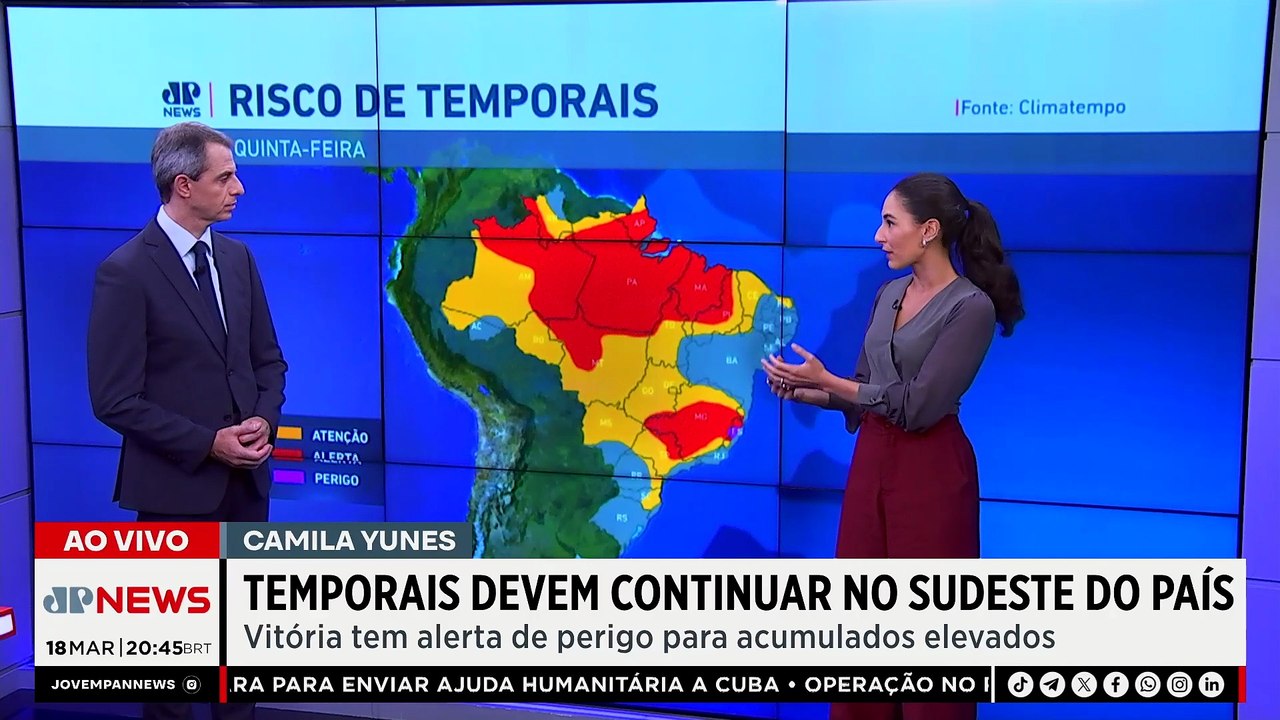 Previsão do Tempo: Chuva retorna para SP e Defesa Civil emite alerta para temporais